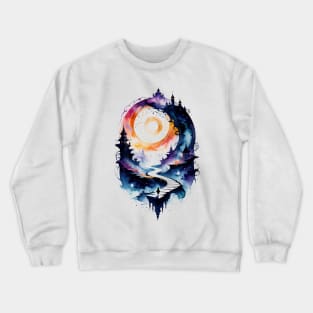 Abstract Fantasy World Crewneck Sweatshirt